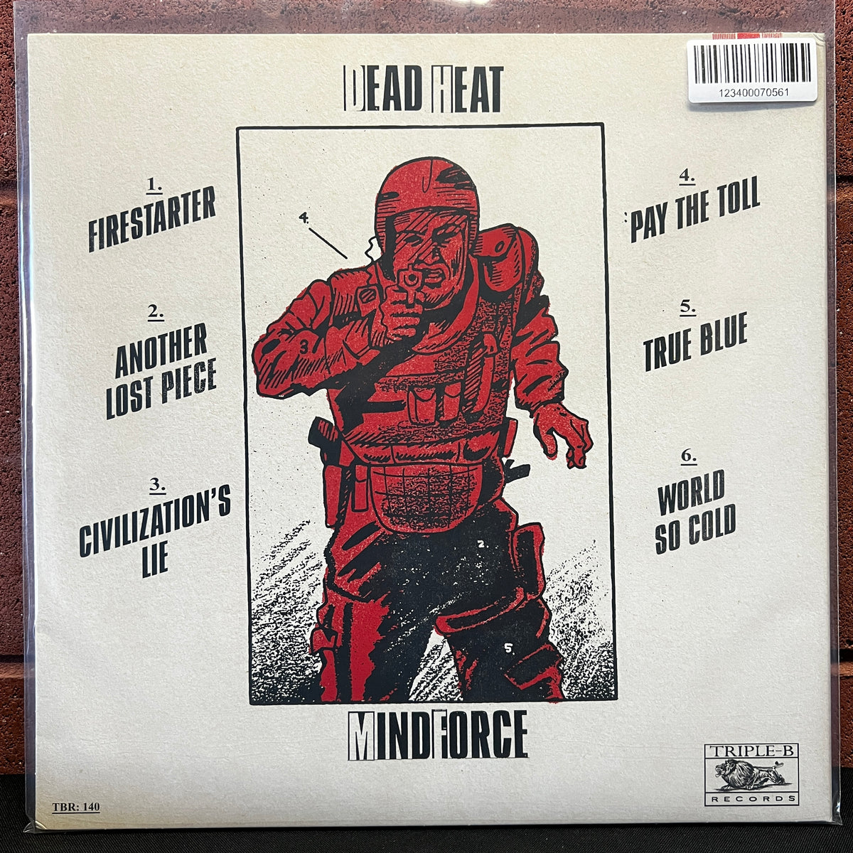 Used Vinyl: Dead Heat / MindForce "Split" LP (2021 Press)