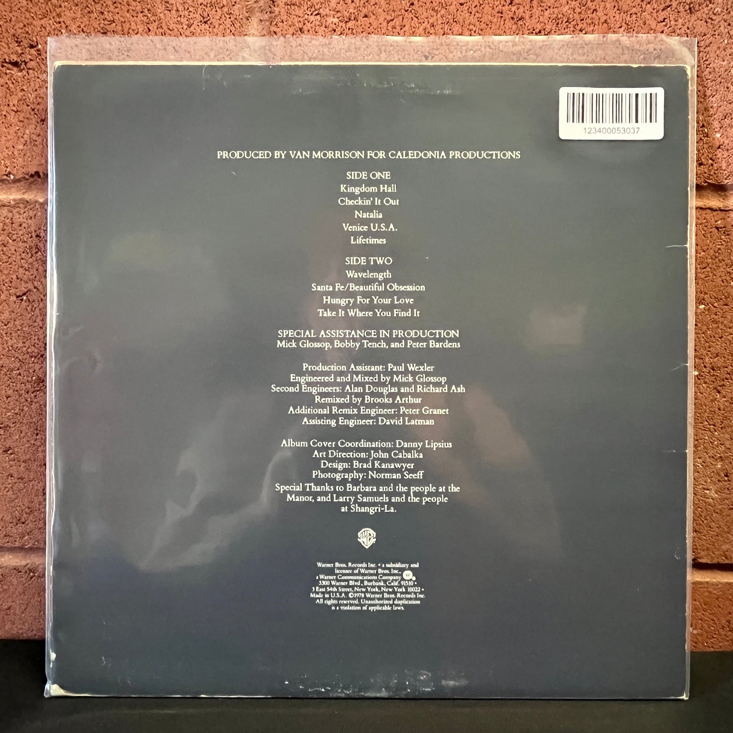 Used Vinyl: Van Morrison "Wavelength" LP