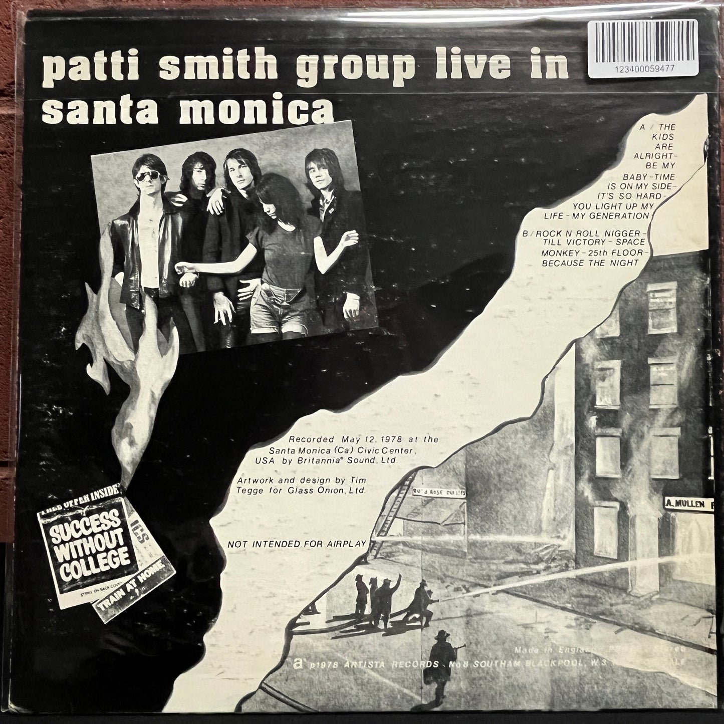 Used Vinyl: Patti Smith Group "You Light Up My Life: Live In Santa Monica" LP