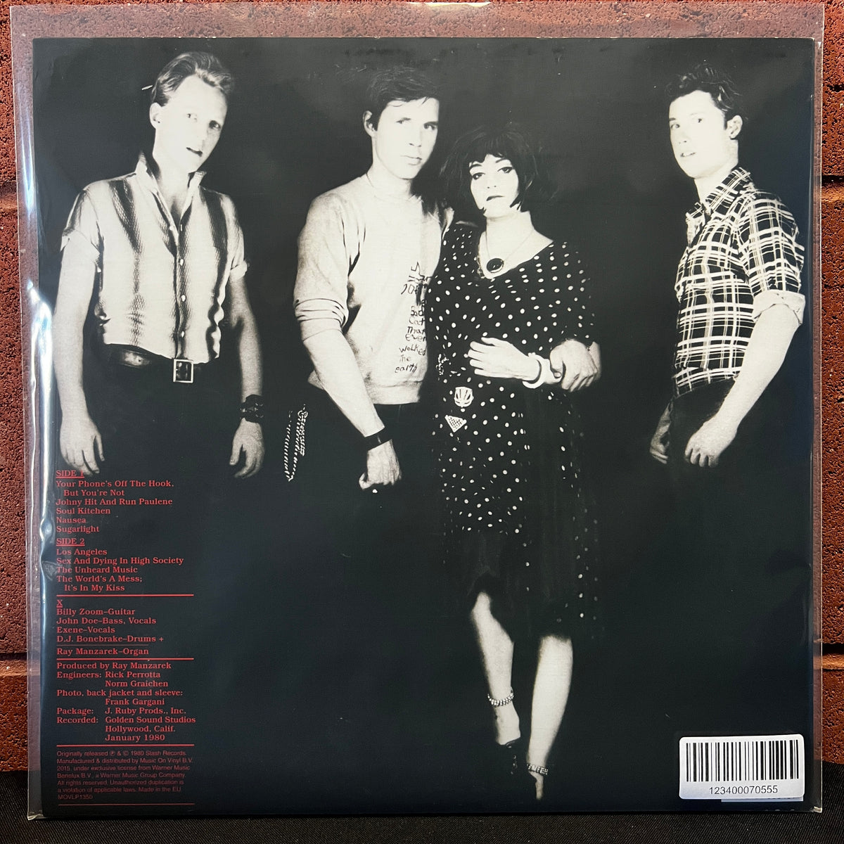 Used Vinyl: X "Los Angeles" LP (2015 Press)