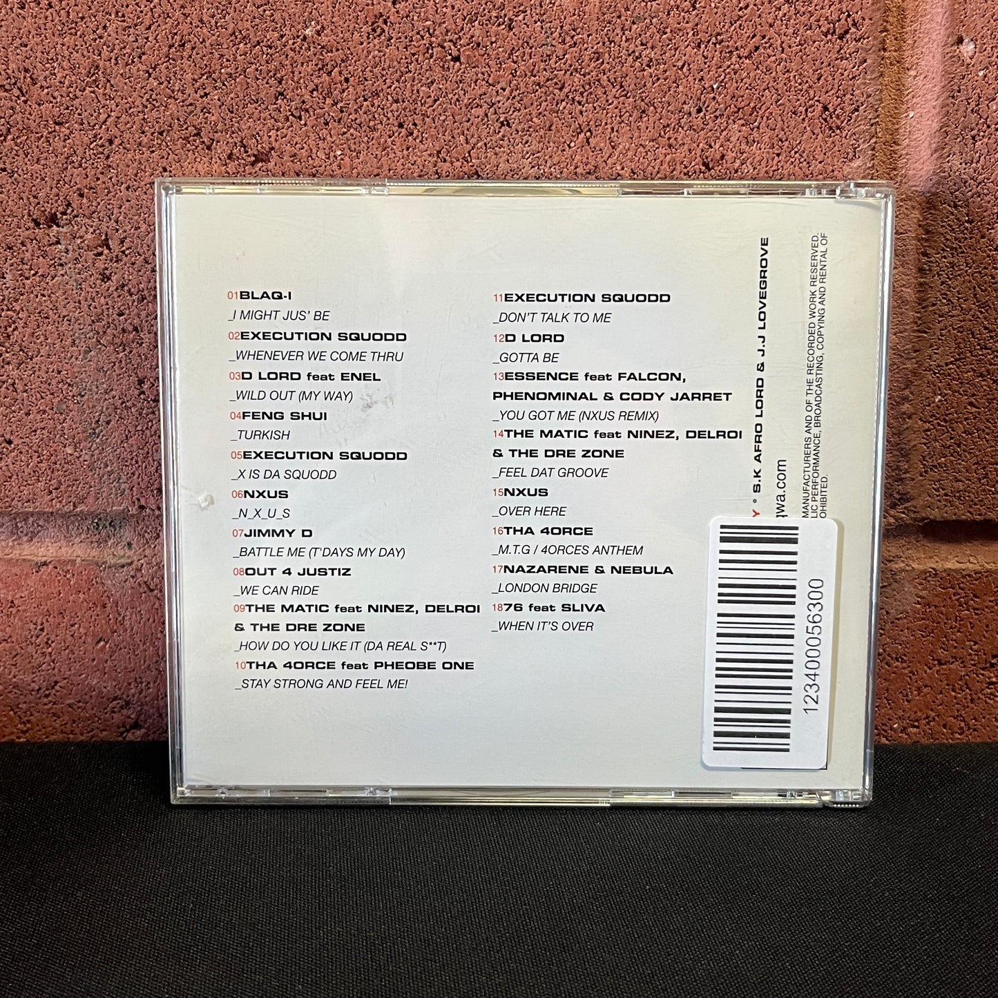 Used CD: V/A - "White Label Hip Hop" CD