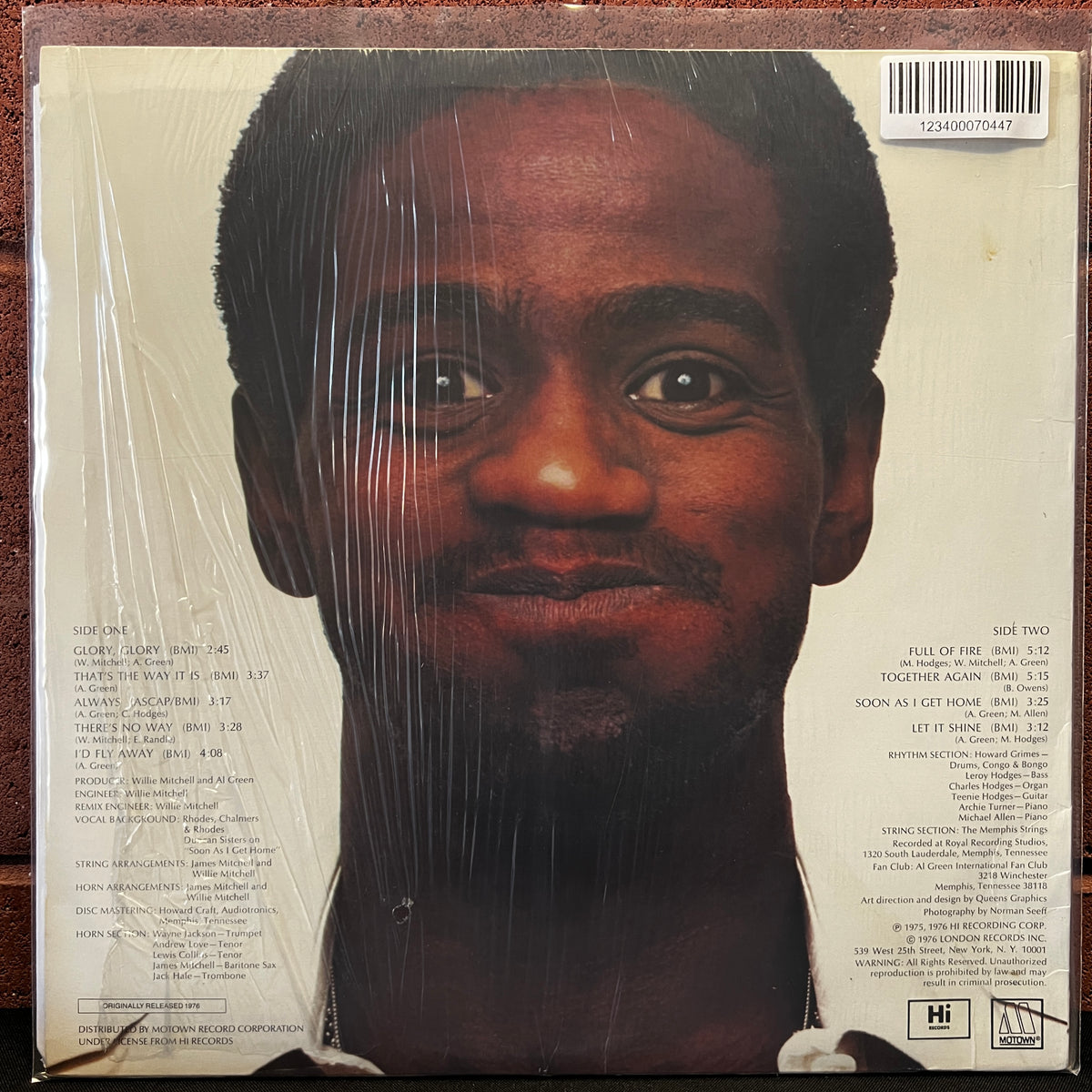 Used Vinyl: Al Green "Full Of Fire" LP (1982 Press)