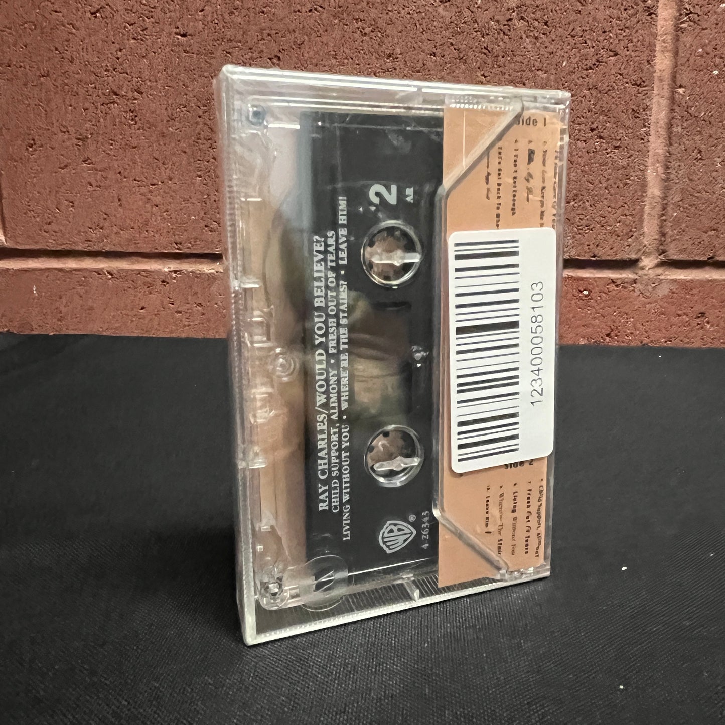 Used Cassette: Ray Charles "Would You Believe" Tape (Sealed)