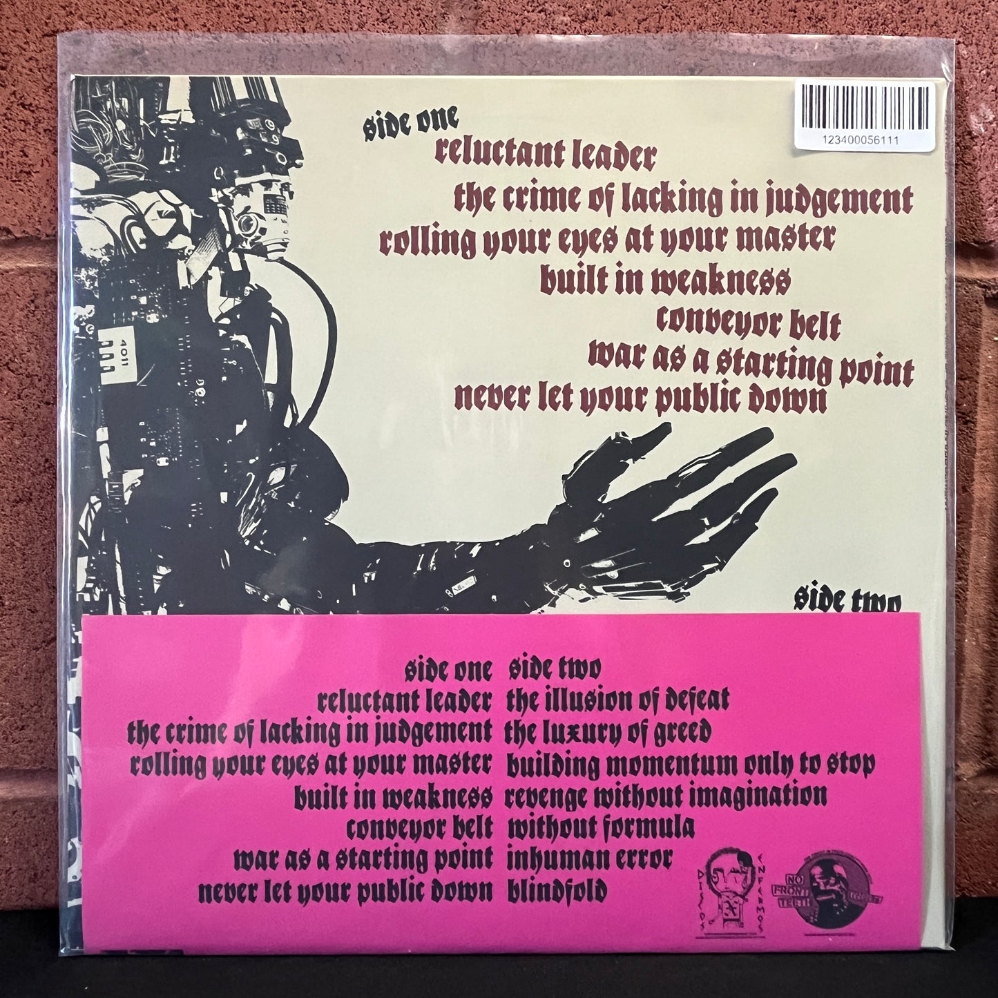 Used Vinyl: X-Intruder "Punished For The Crime Of Lacking In Judgement" LP (Yellow Vinyl)