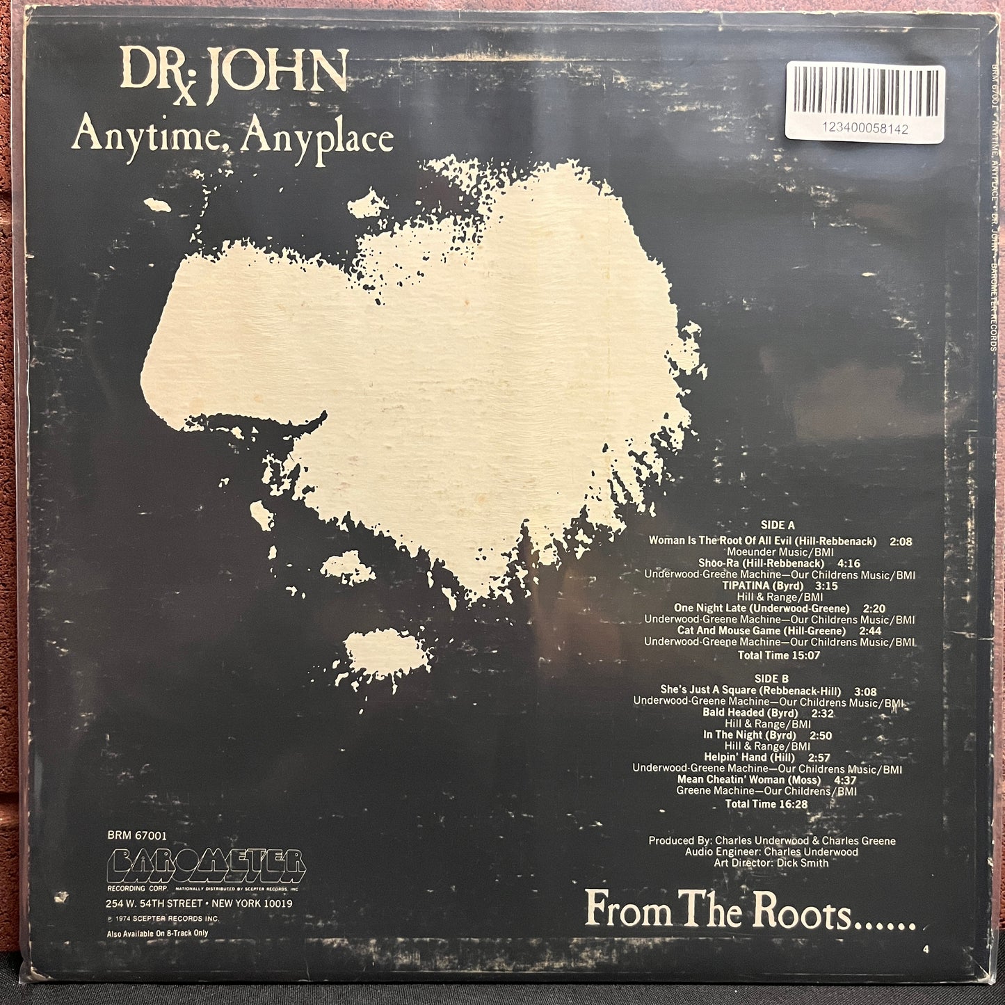 Used Vinyl: Dr. John "Anytime, Anyplace" LP (1974 US pressing)