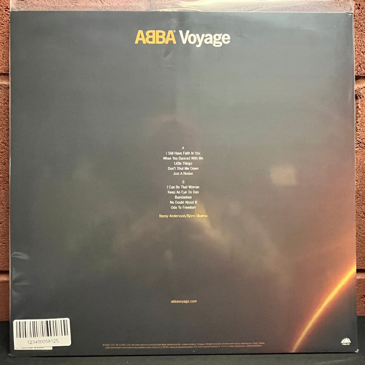 Used Vinyl: Abba "Voyage" LP (Blue vinyl, 2021 pressing)