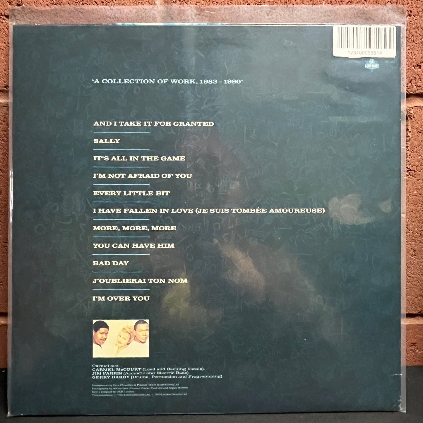 Used Vinyl: Carmel "Collected" LP (1990 UK Press)