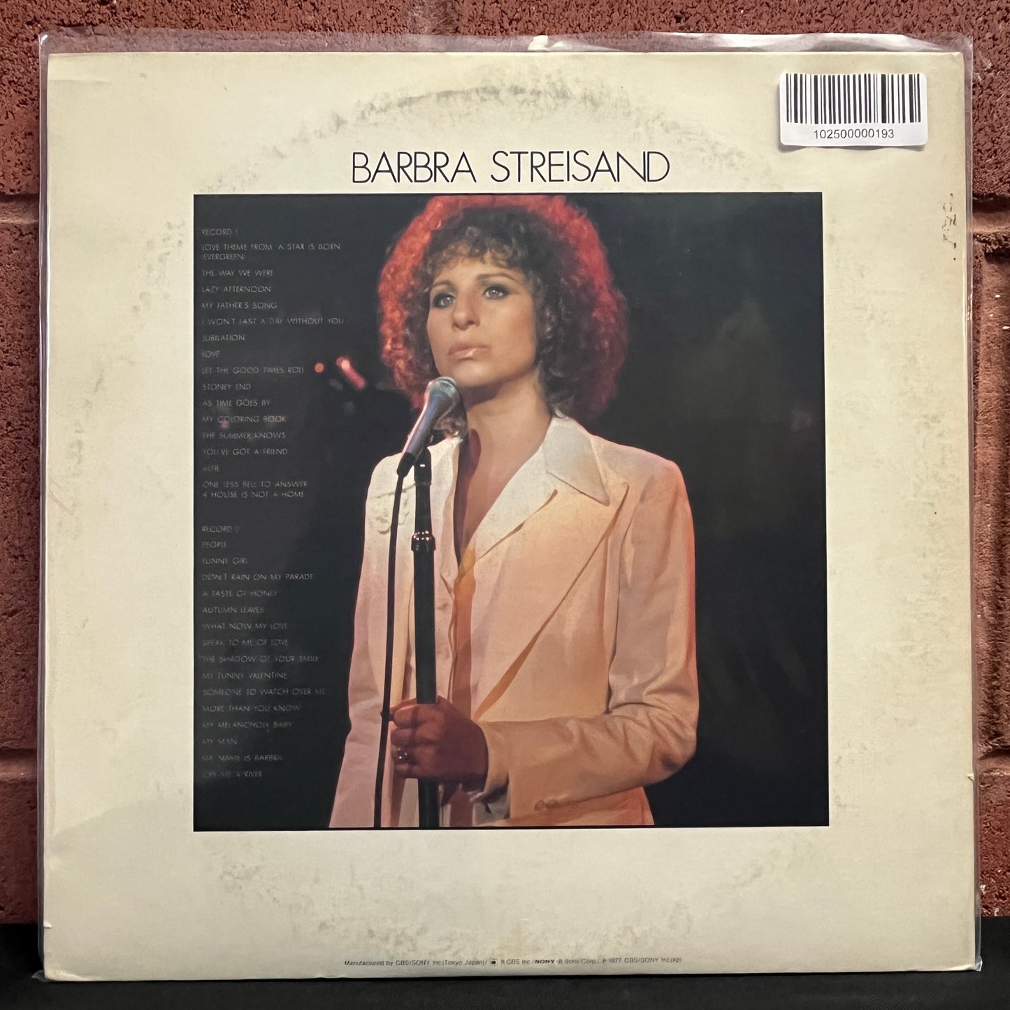Used Vinyl: Barbra Streisand "Golden Grand Prix 30" 2xLP (Japanese Press)