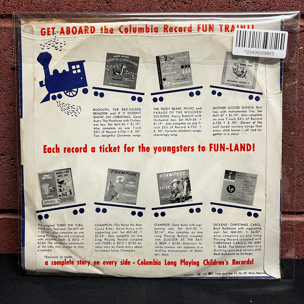 Used Vinyl: Gene Autry "Frosty The Snow Man" 10" (1950 pressing 78rpm)