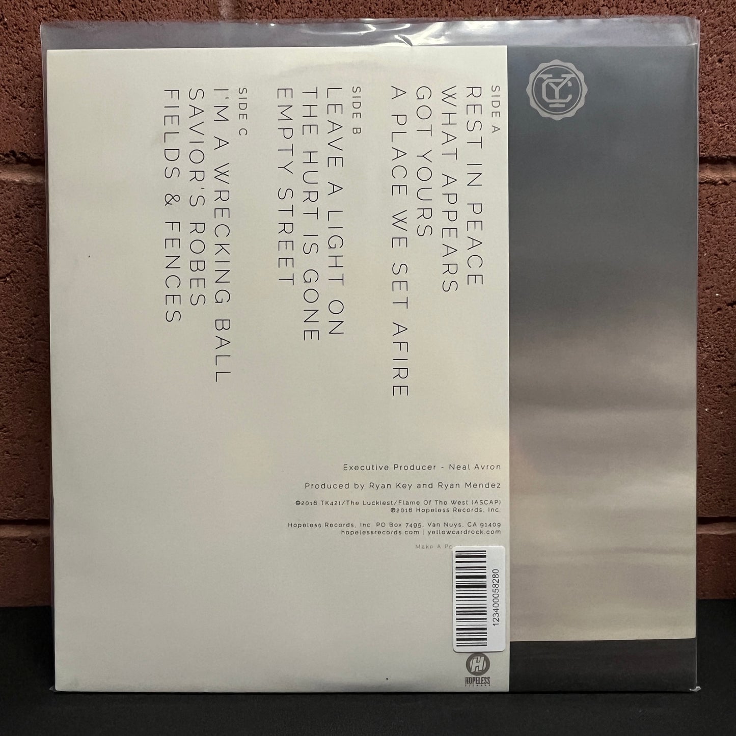 Used Vinyl: Yellowcard "Yellowcard" 2xLP (Gray vinyl, etched)