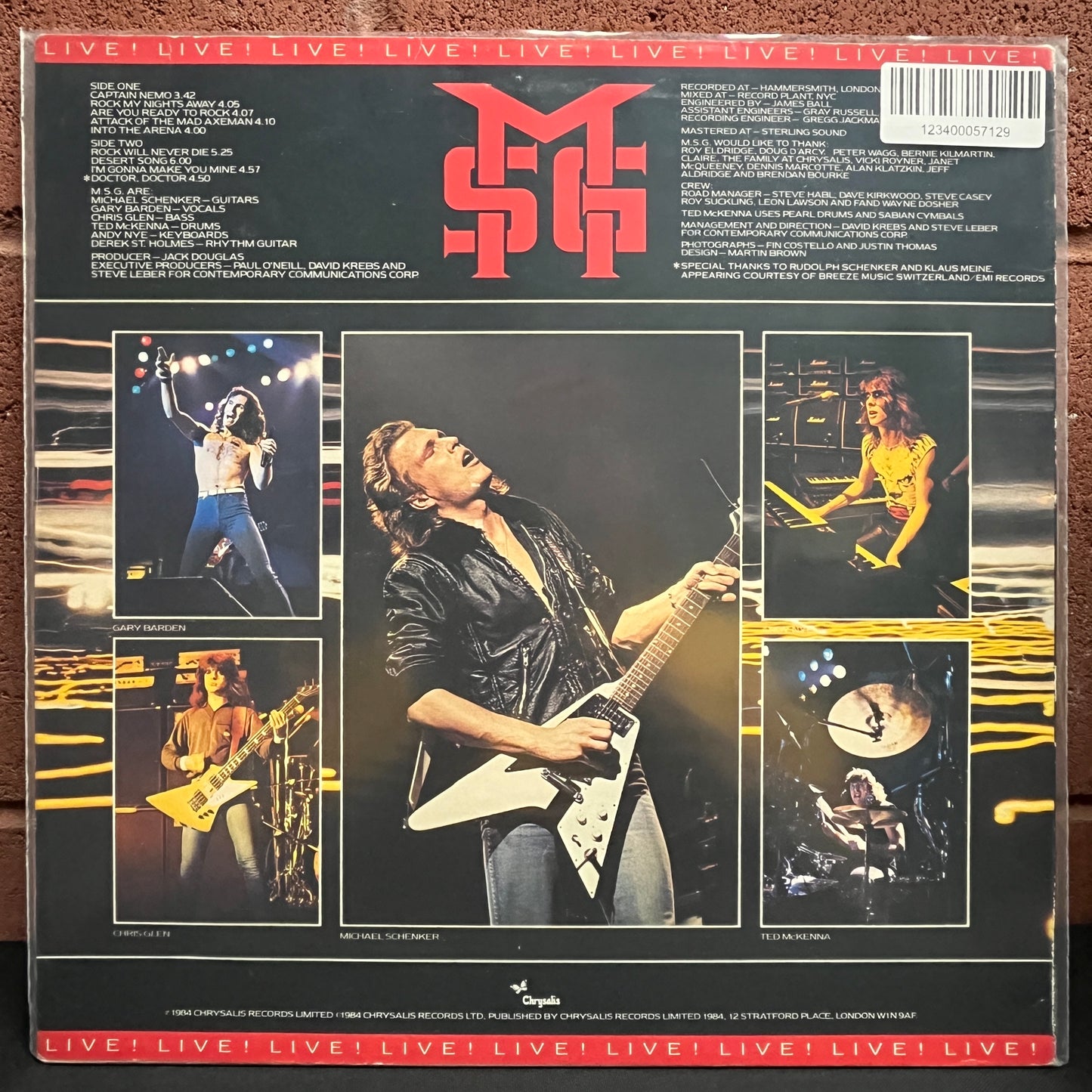 Used Vinyl: The Michael Schenker Group "Rock Will Never Die" LP (1984 UK Press)