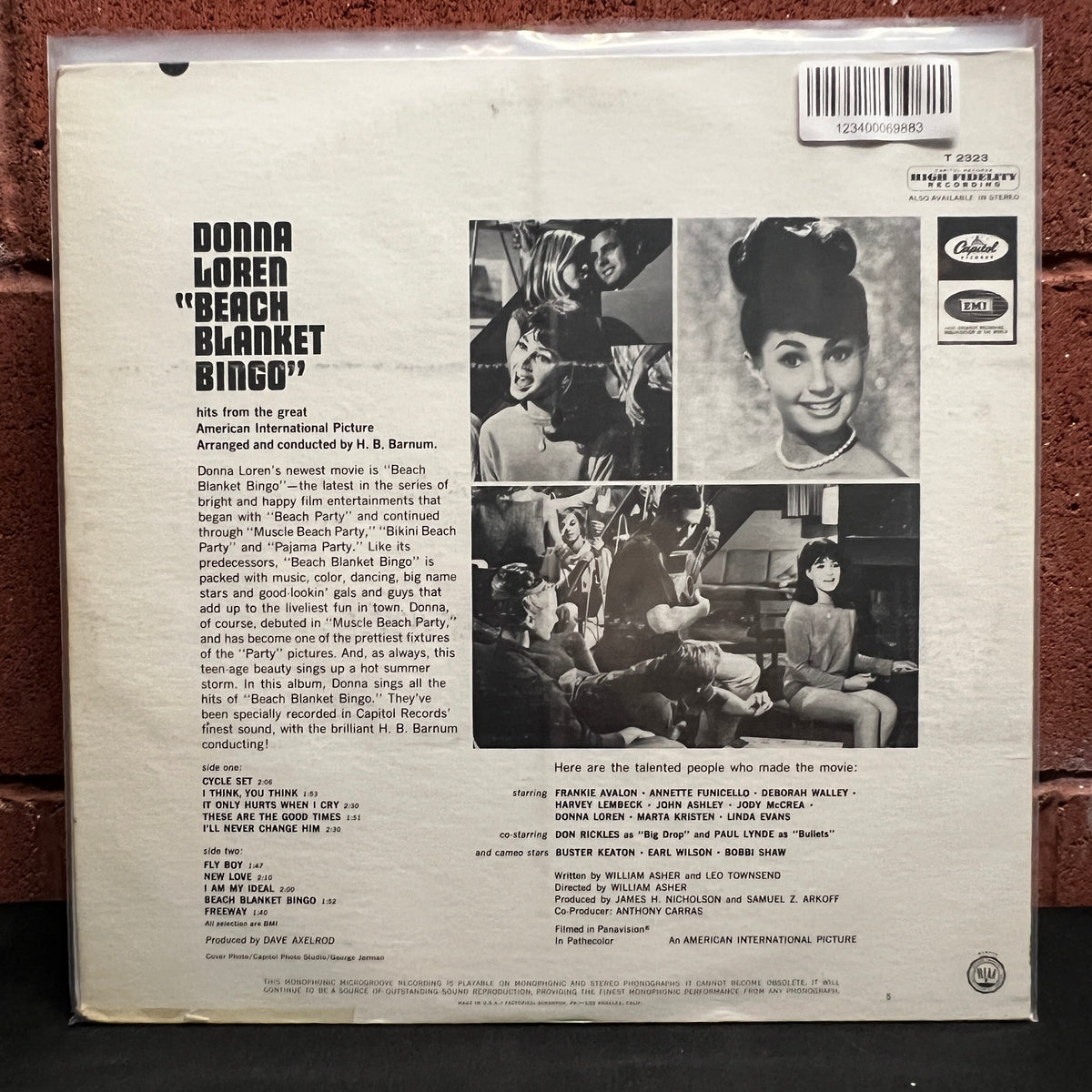Used Vinyl: Donna Loren "Beach Blanket Bingo" LP