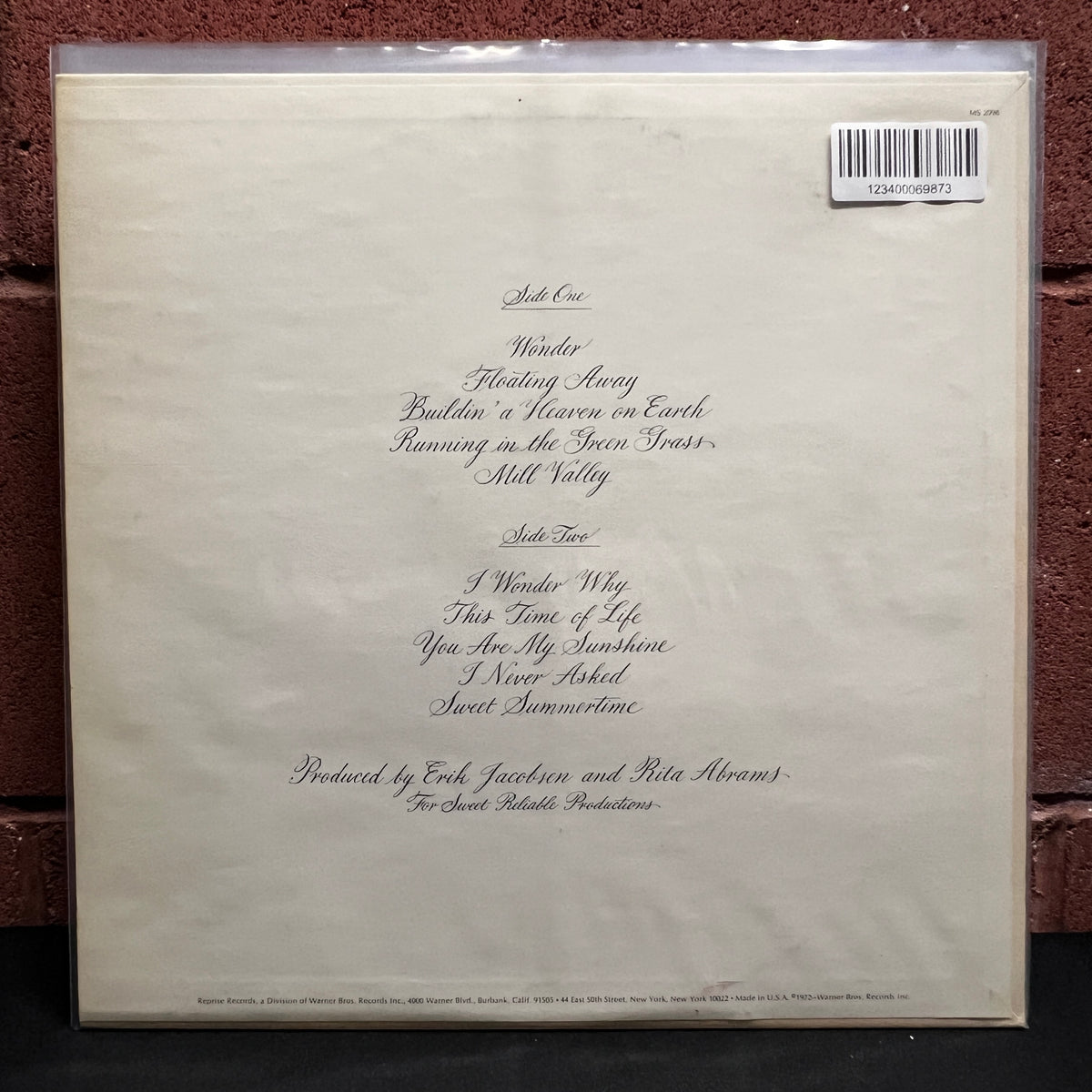 Used Vinyl: Miss Abrams and the Strawberry Point 4th Grade Class "S/T" LP (White Label Promo)