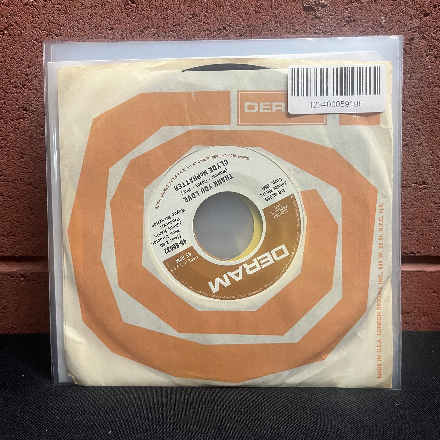 Used Vinyl: Clyde McPhatter "Only A Fool" 7"