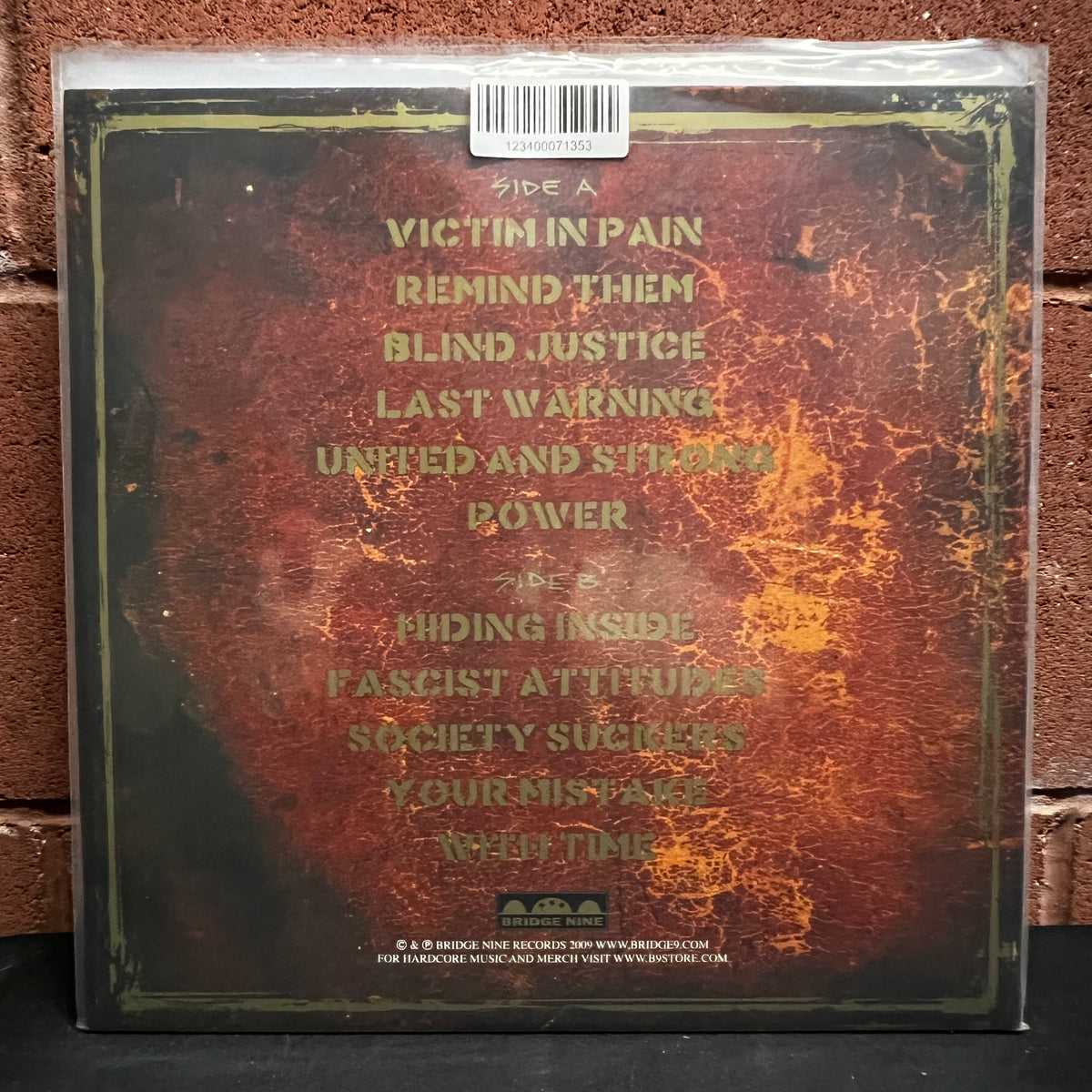 Used Vinyl: Agnostic Front "Victim In Pain" LP (2009 Press)