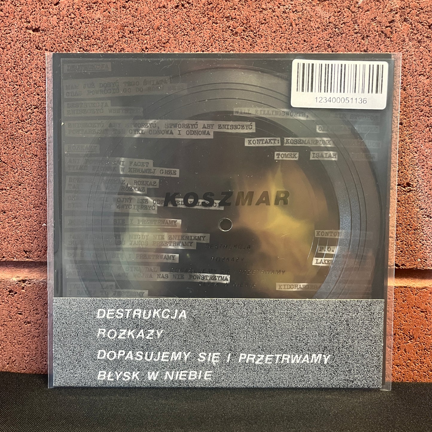 Used Vinyl: Koszmar "Destrukcja" 7" Flexi