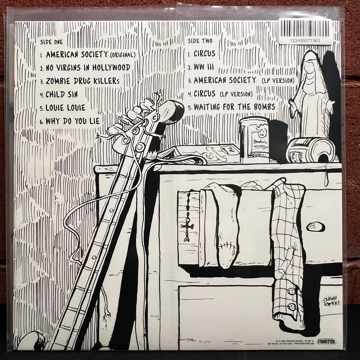 Used Vinyl: Eddie And The Subtitles "Fuck You Eddie!" LP (2014 Press - Blue Vinyl)