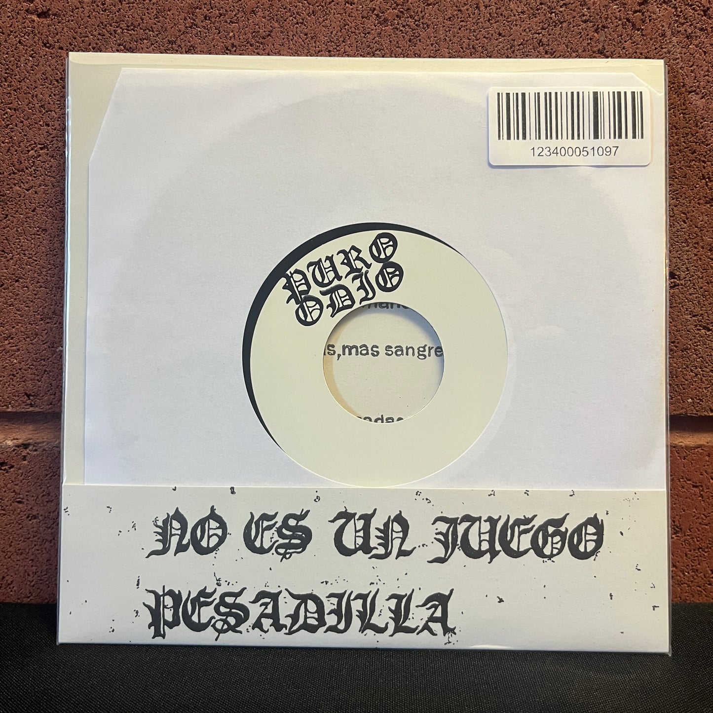 Used Vinyl: Puro Odio "S/T" 7"