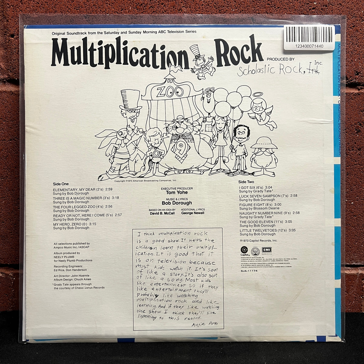 Used Vinyl: Bob Dorough "Multiplication Rock (Original Soundtrack From The ABC TV Series)" LP