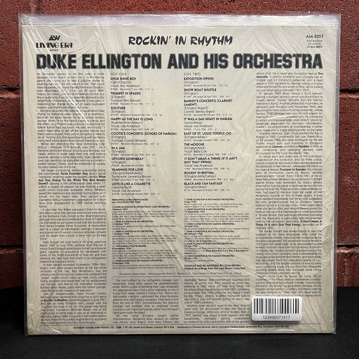 Used Vinyl: Duke Ellington And His Orchestra "Rockin' In Rhythm" LP (1988 Press)