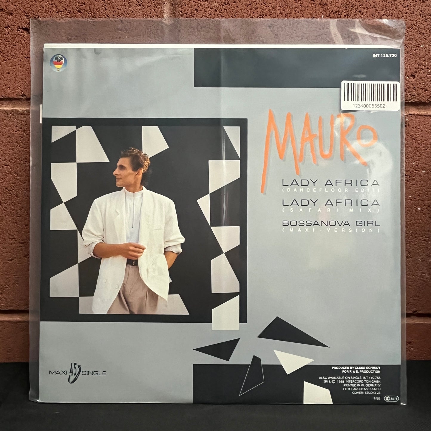 Used Vinyl: Mauro "Lady Africa (Dancefloor Edit)" 12" (Orange Vinyl)
