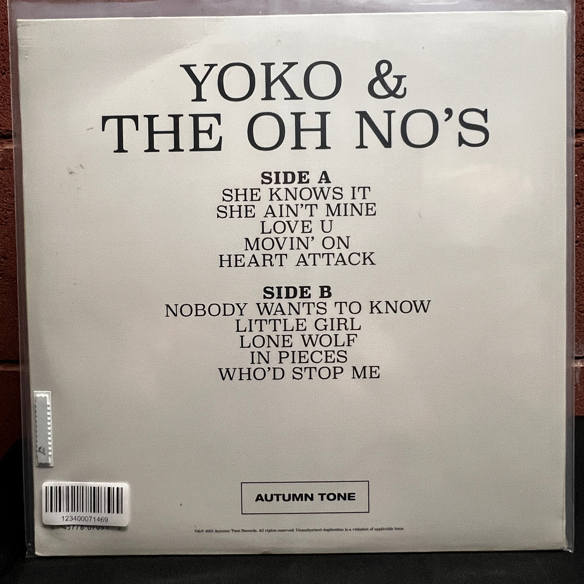 Used Vinyl: Yoko & The Oh No's "S/T" LP (2015 Press - Sealed)