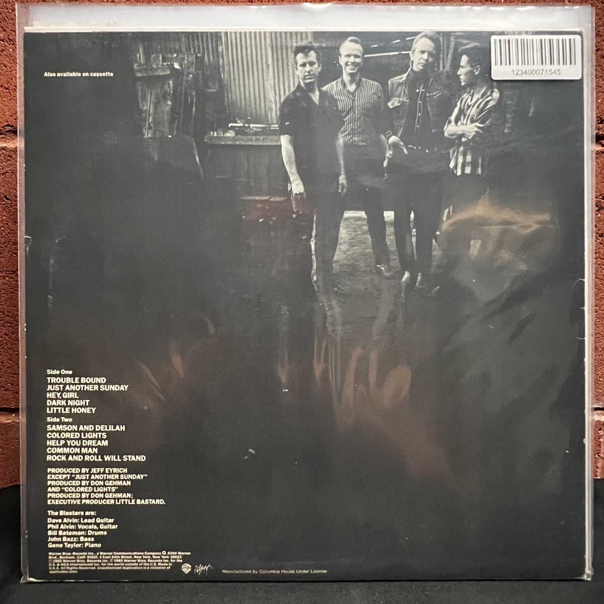 Used Vinyl: The Blasters "Hard Line" LP (1985 Press)