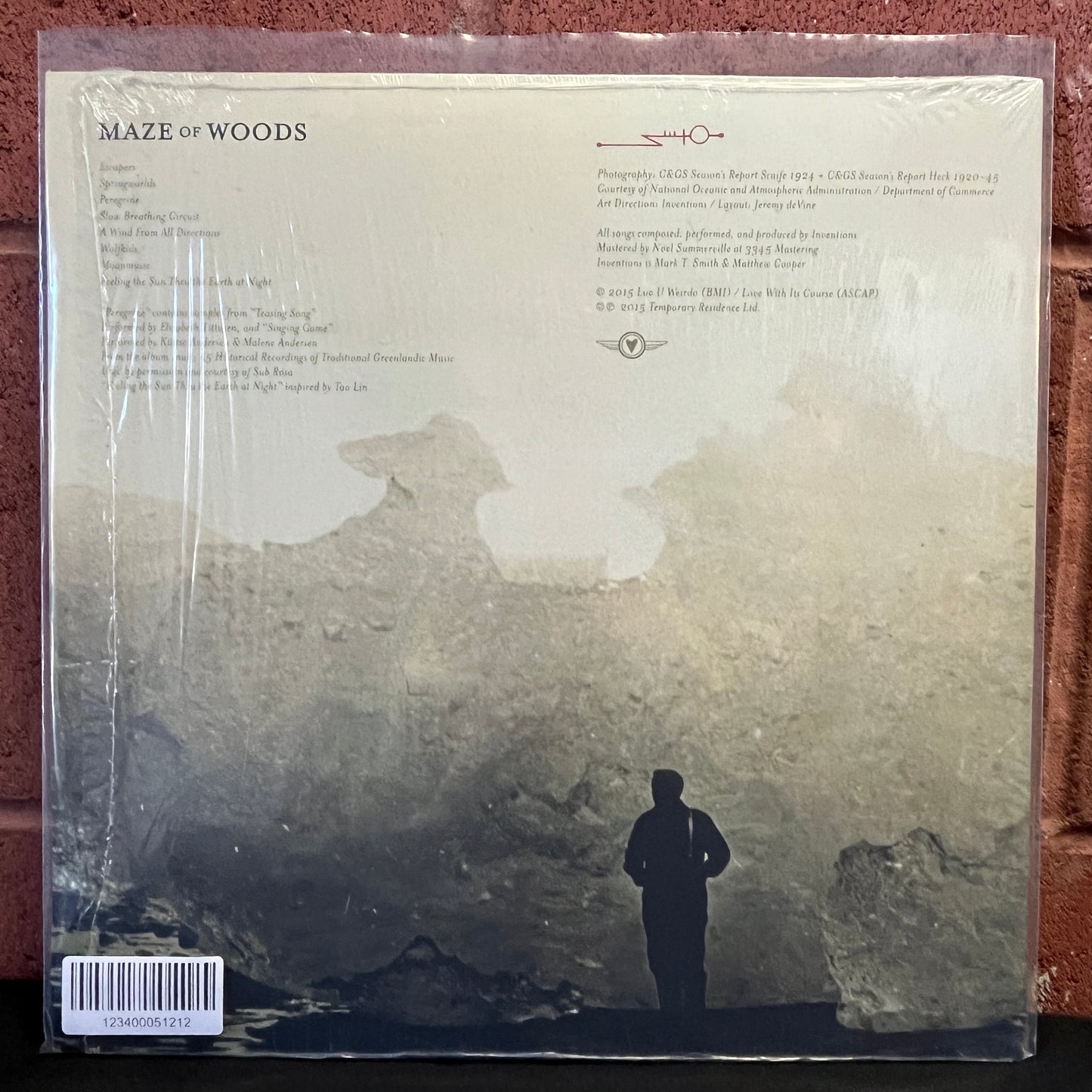 Used Vinyl: Inventions "Maze Of Woods" LP (Red Marble Vinyl)