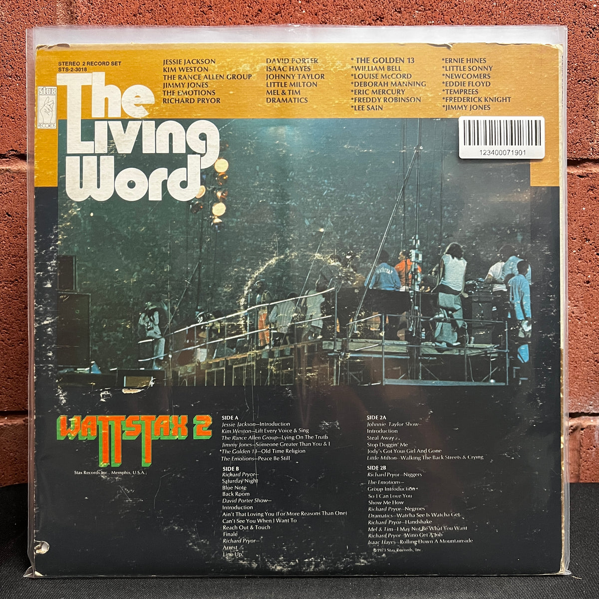 Used Vinyl: V/A "The Living World - Wattstax 2" 2xLP