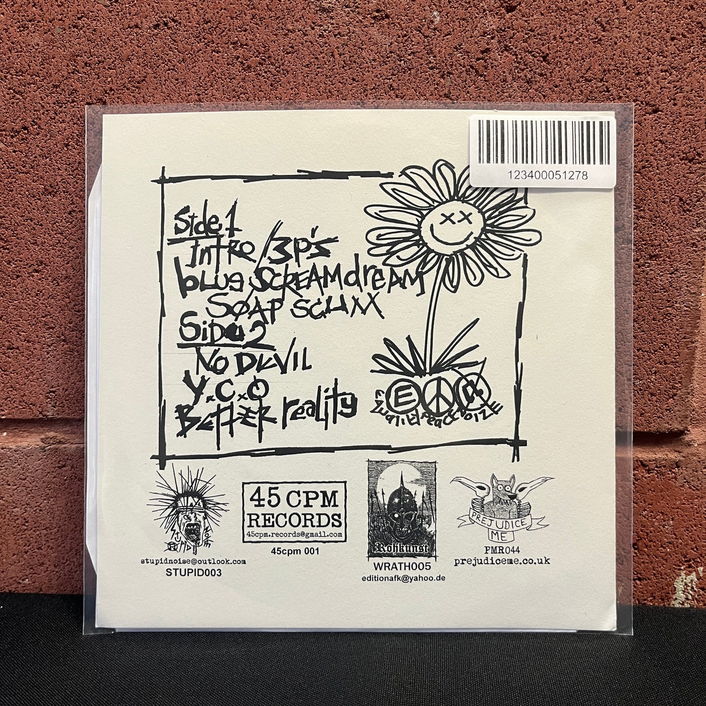 Used Vinyl: Better Reality "I Like Punk Rock" 7"