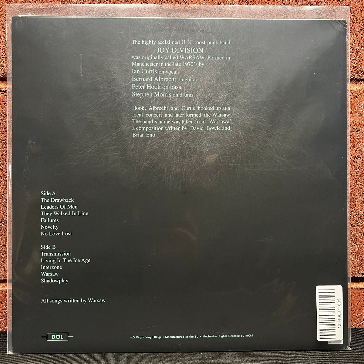 Used Vinyl: Warsaw "S/T" LP (2020 Press - Grey Vinyl)