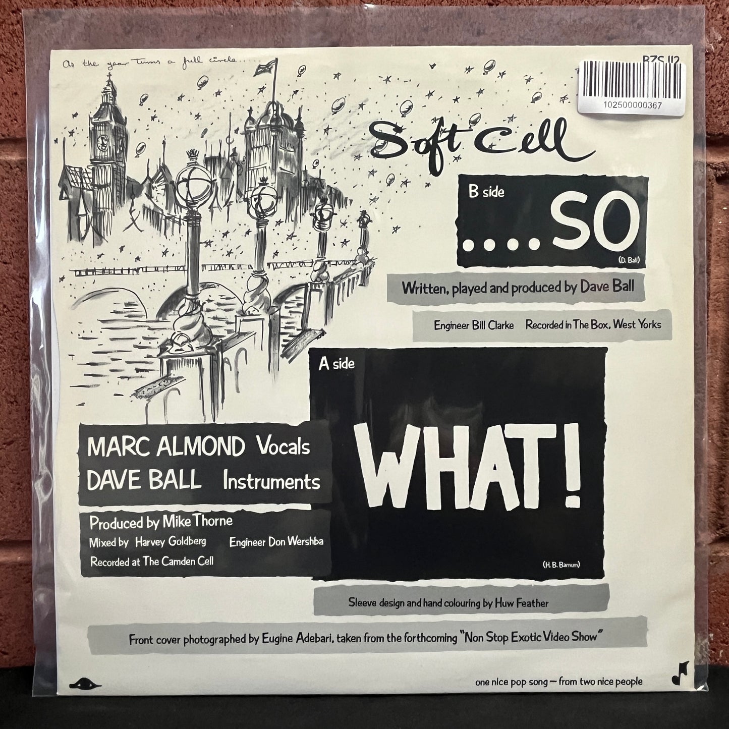 Used Vinyl: Soft Cell "What!" 12" (1982 UK Press)