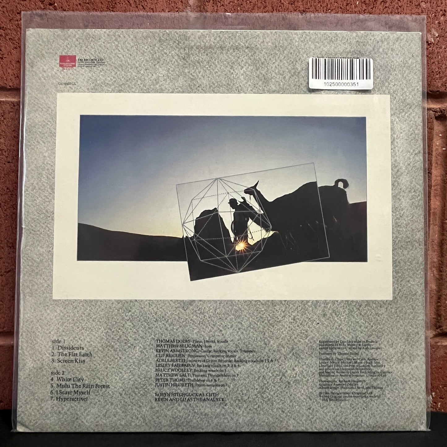 Used Vinyl: Thomas Dolby "The Flat Earth" LP (1984 UK Press)