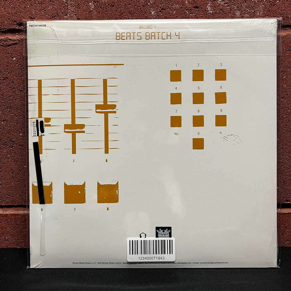 Used Vinyl: J Dilla "Beats Batch 4" 10" (Sealed)