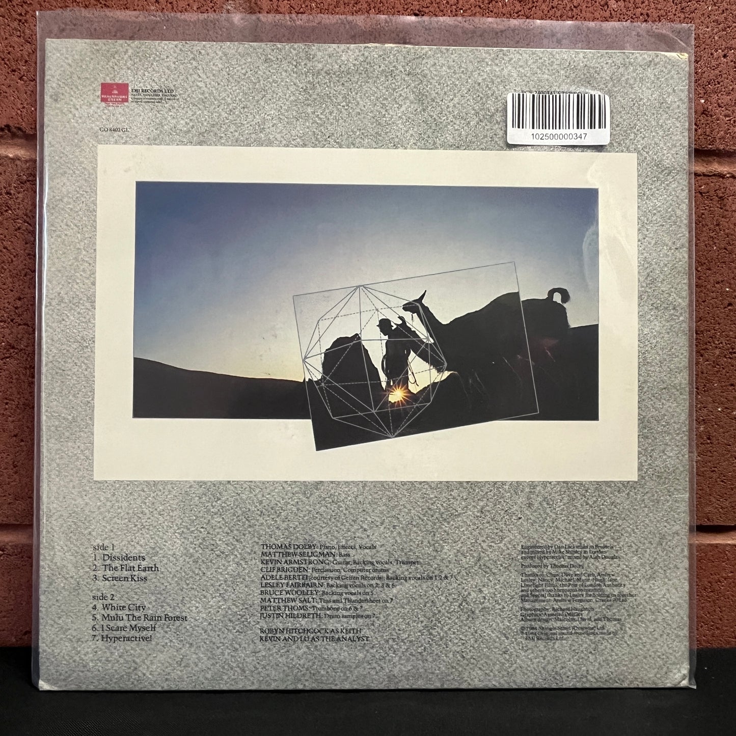 Used Vinyl: Thomas Dolby "The Flat Earth" LP (1984 UK Press)