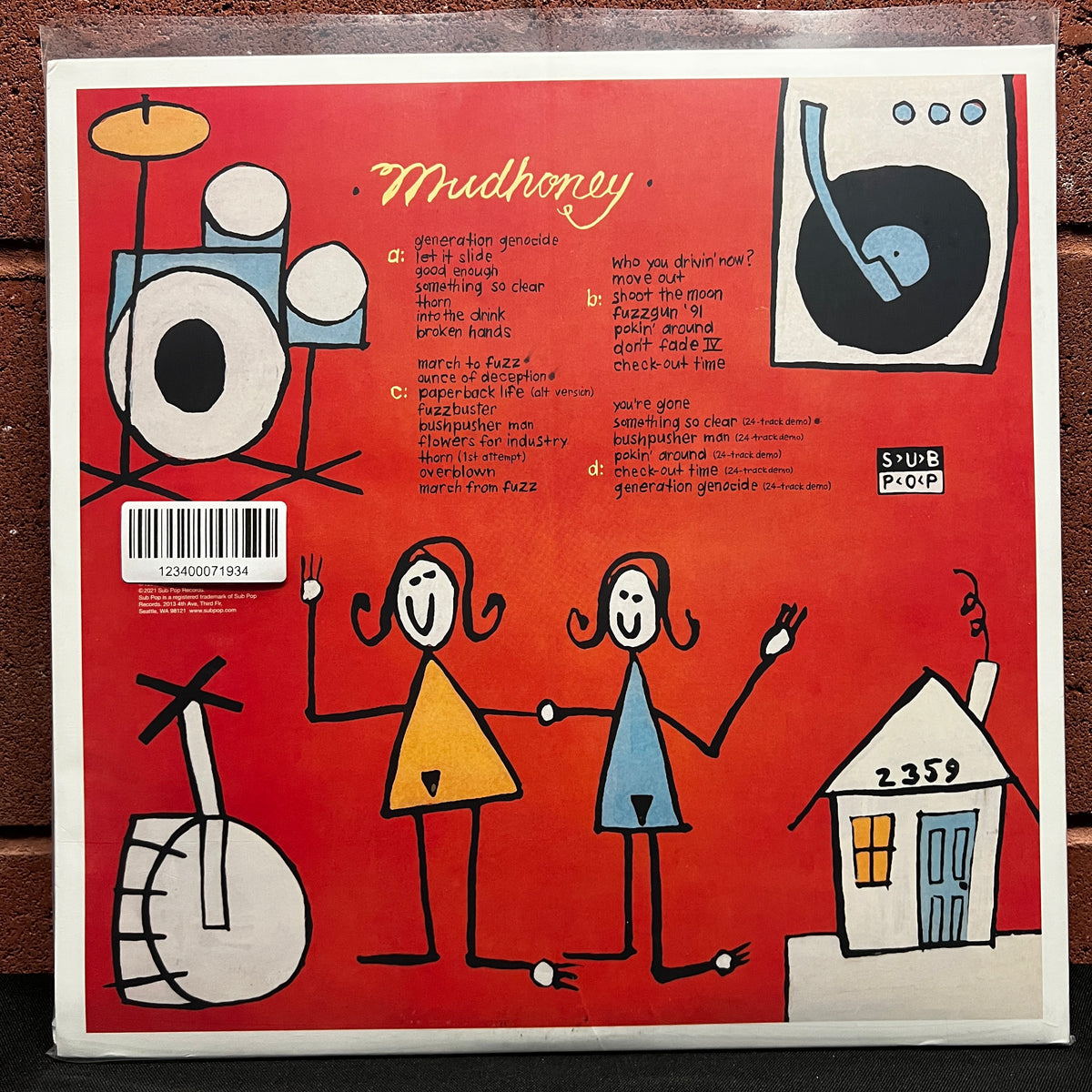 Used Vinyl: Mudhoney "Every Good Boy Deserves Fudge" 2xLP (Blue and Red vinyl)