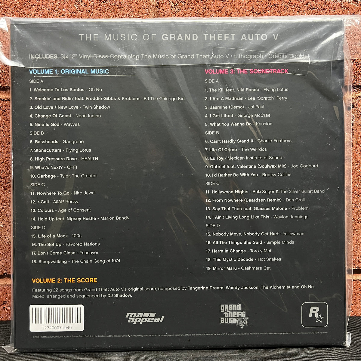 Used Vinyl: Various Artists "The Music Of Grand Theft Auto V (Original Music, Score And Soundtrack)" 6xLP Boxed Set (Blue, Orange, and Pink vinyl)