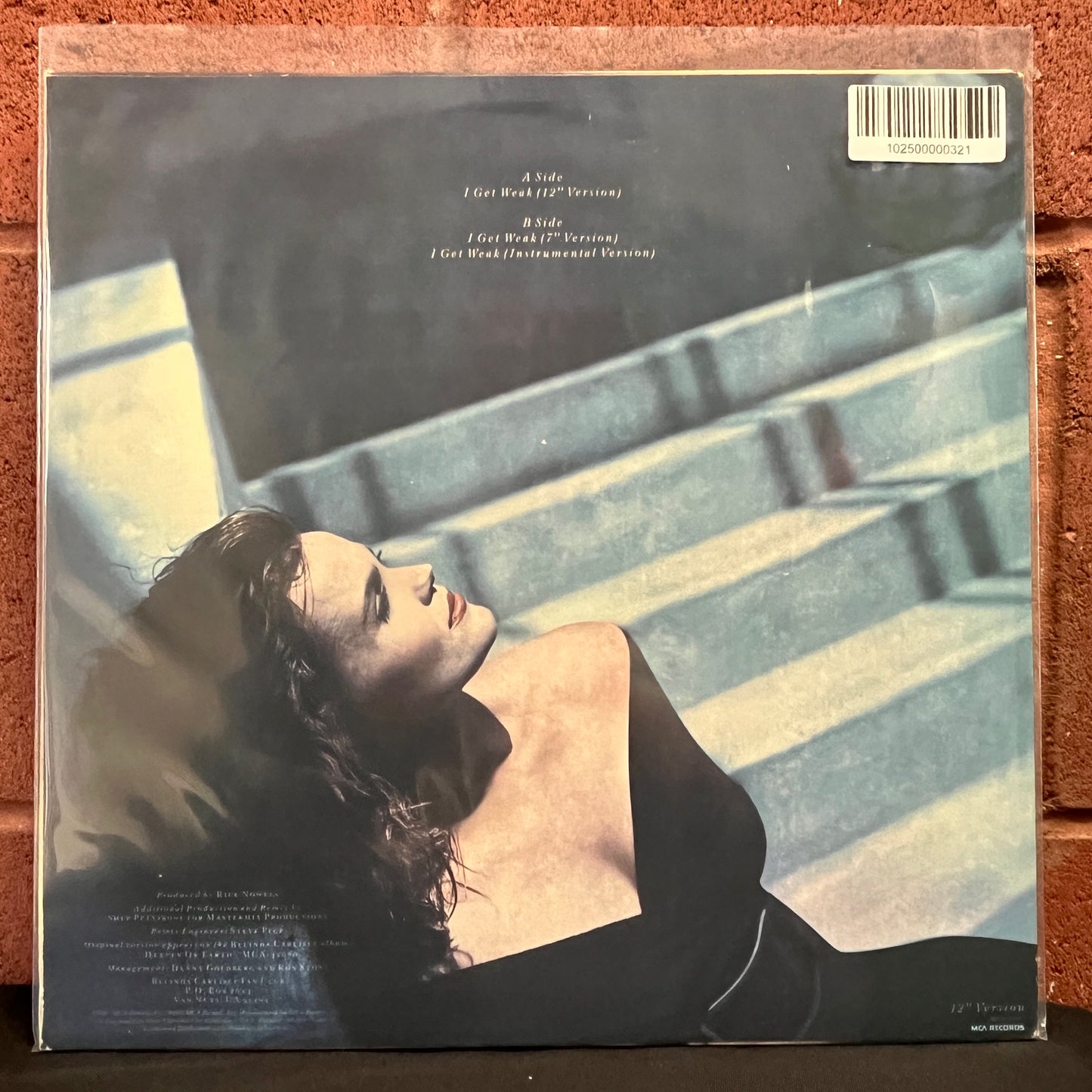 Used Vinyl: Belinda Carlisle "I Get Weak (12" Version)" 12"