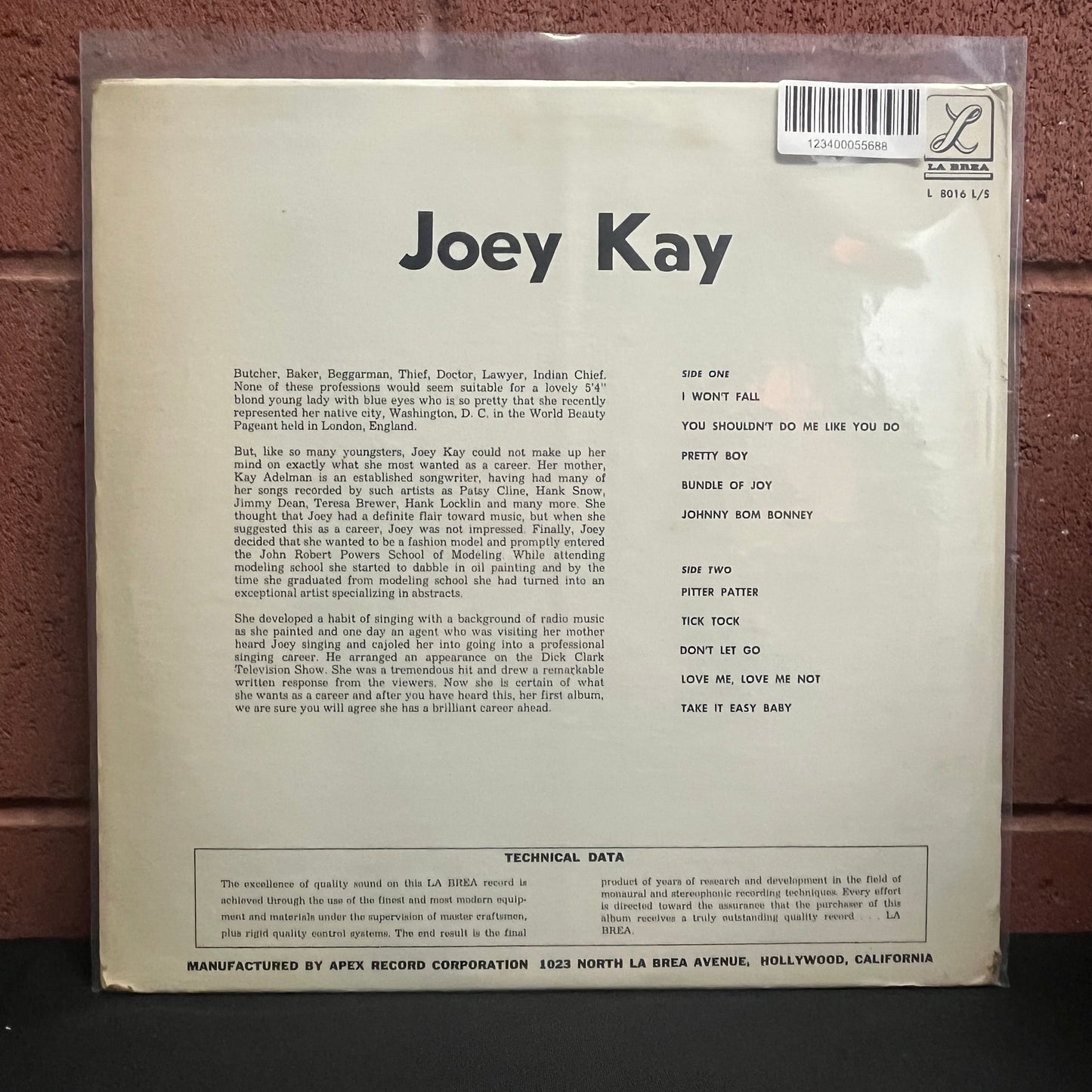 Used Vinyl: Joey Kay "Introducing Joey Kay" LP