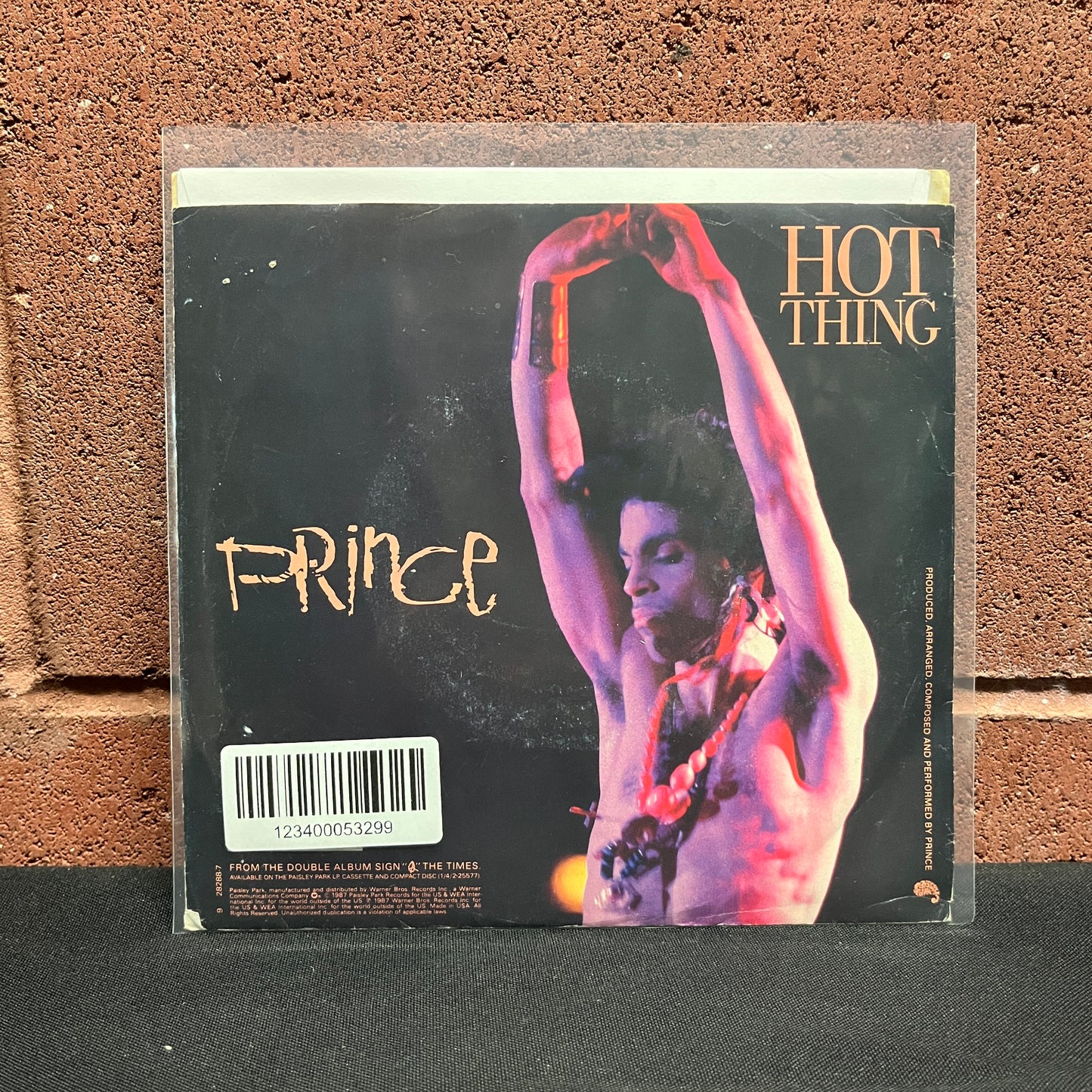Used Vinyl: Prince "I Could Never Take The Place Of Your Man" 7"