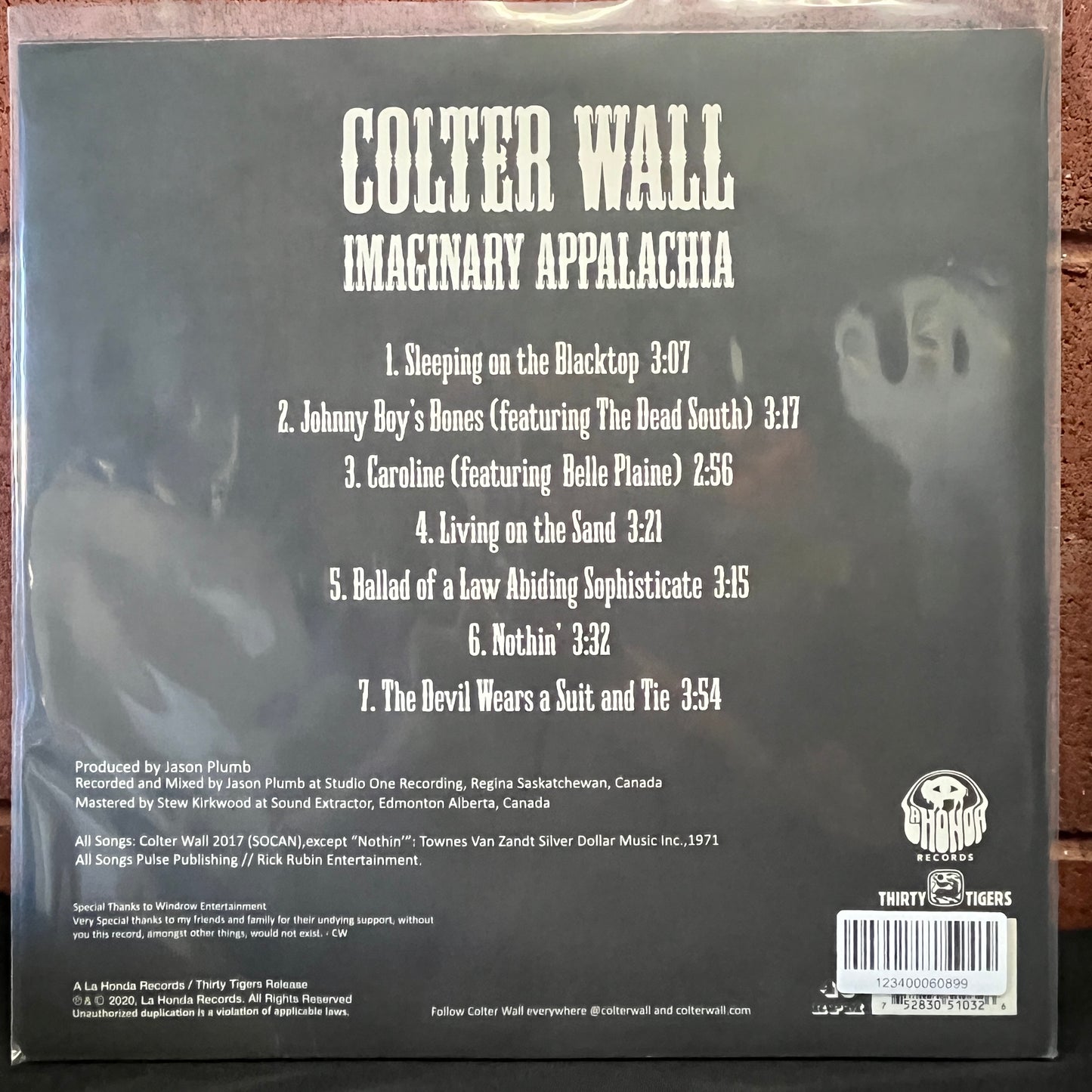 Used Vinyl: Colter Wall "Imaginary Appalachia" LP (2020 Press)