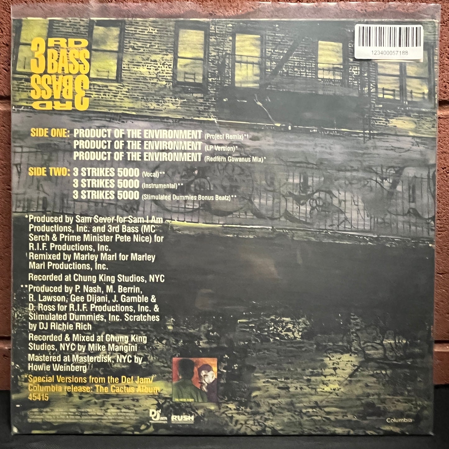 Used Vinyl: 3rd Bass "Product Of The Environment" 12" (1990 Press)