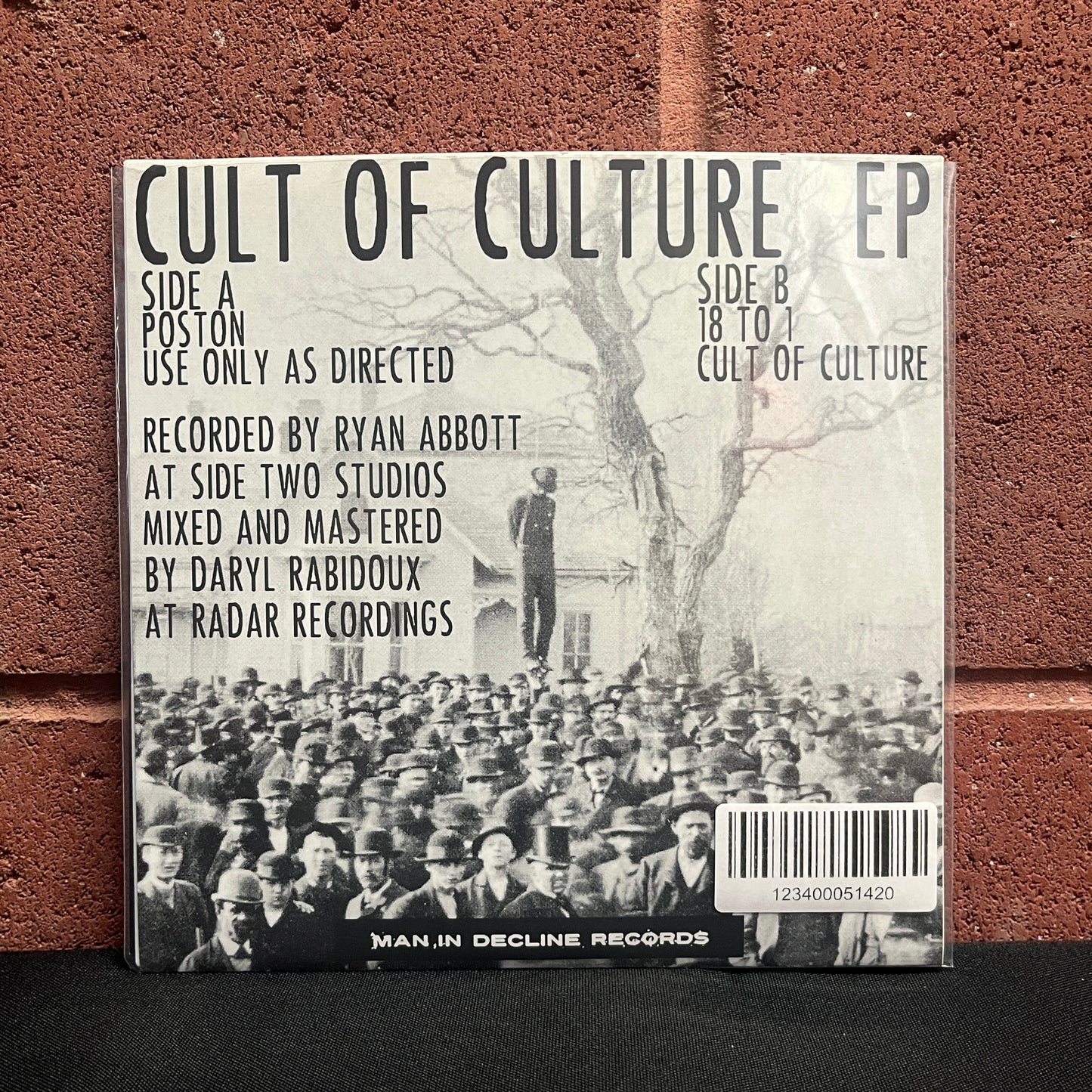 Used Vinyl: Oblivionation "Cult Of Culture" 7" (Grey Vinyl)