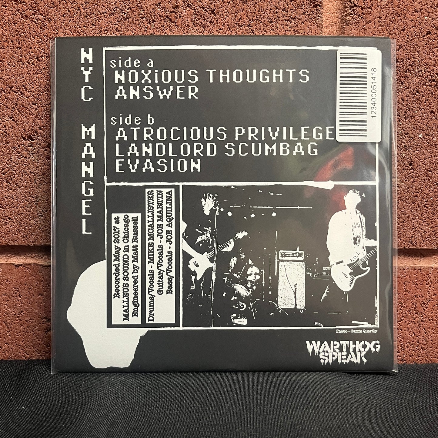 Used Vinyl: Narcoleptics "2018 EP" 7"