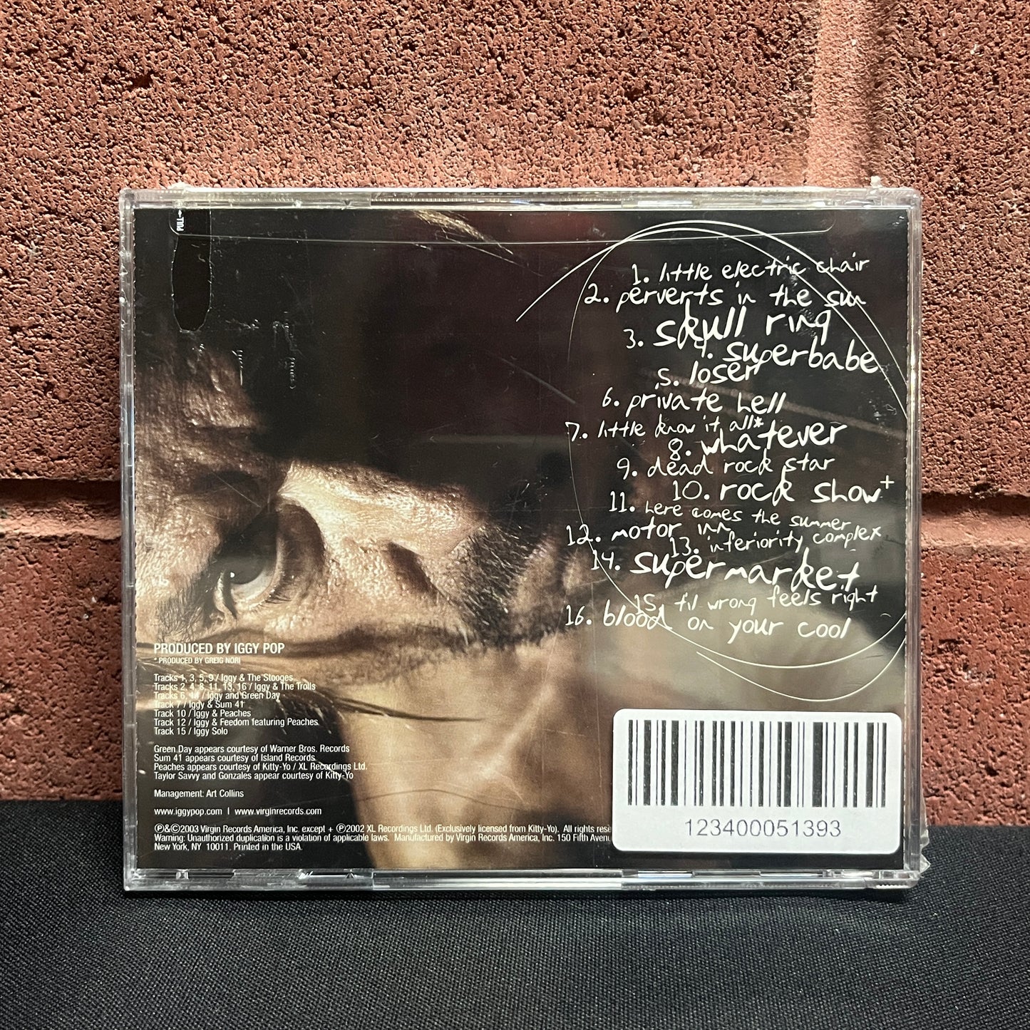 Used CD: Iggy Pop "Skull Ring" CD (Sealed)