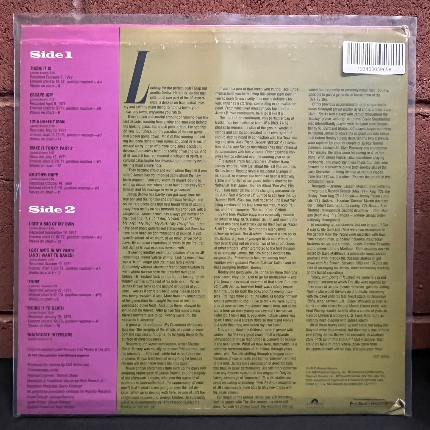 Used Vinyl: James Brown "The James Brown Story - Doing It To Death 1970-73" LP