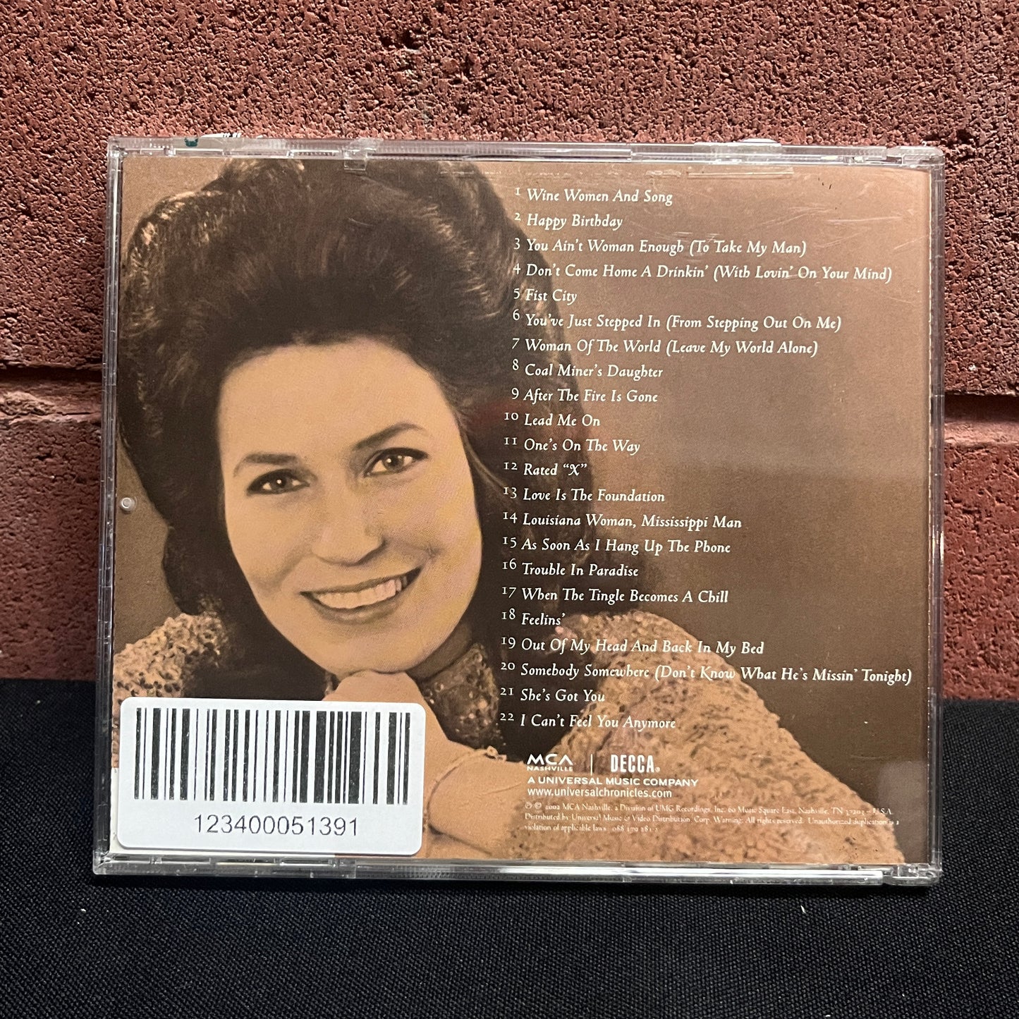 Used CD: Loretta Lynn "All Time Greatest Hits" CD