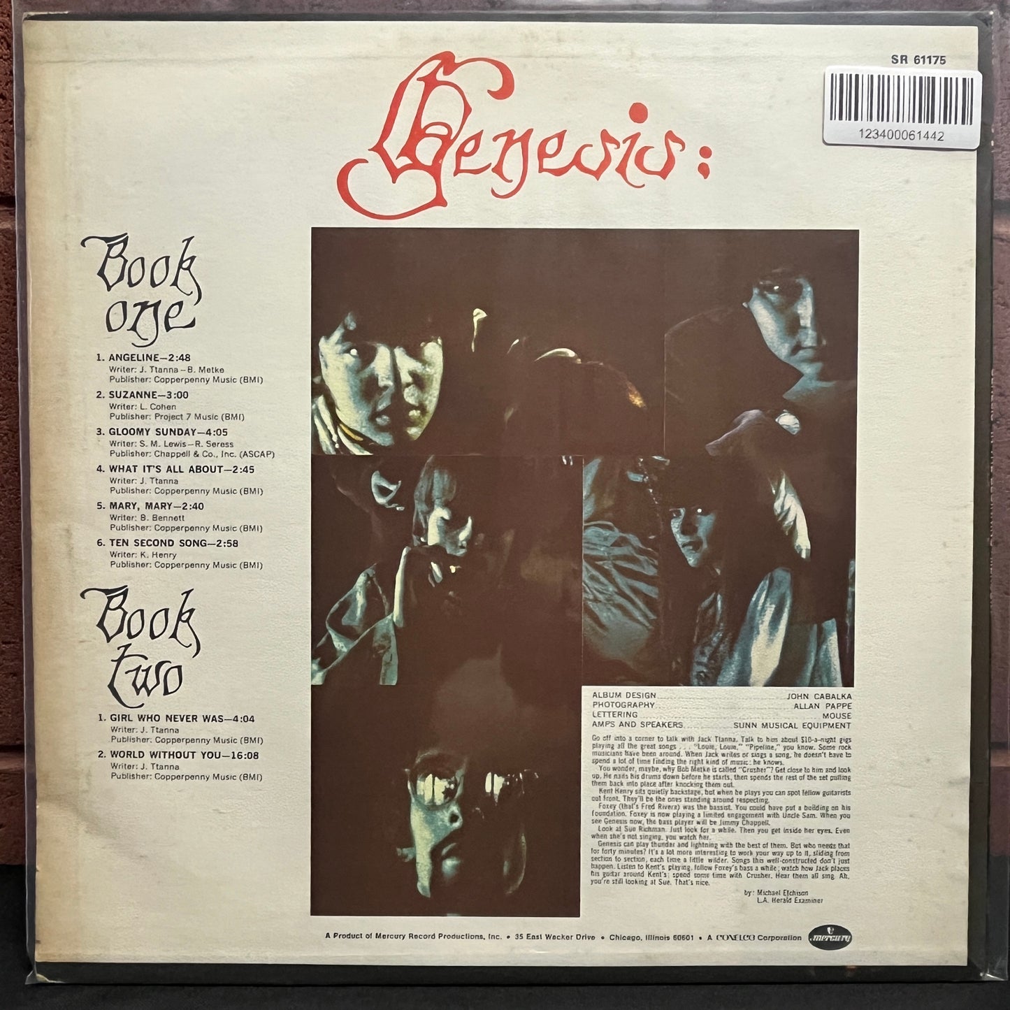 Used Vinyl: Genesis "In The Beginning" LP (1968 Press)