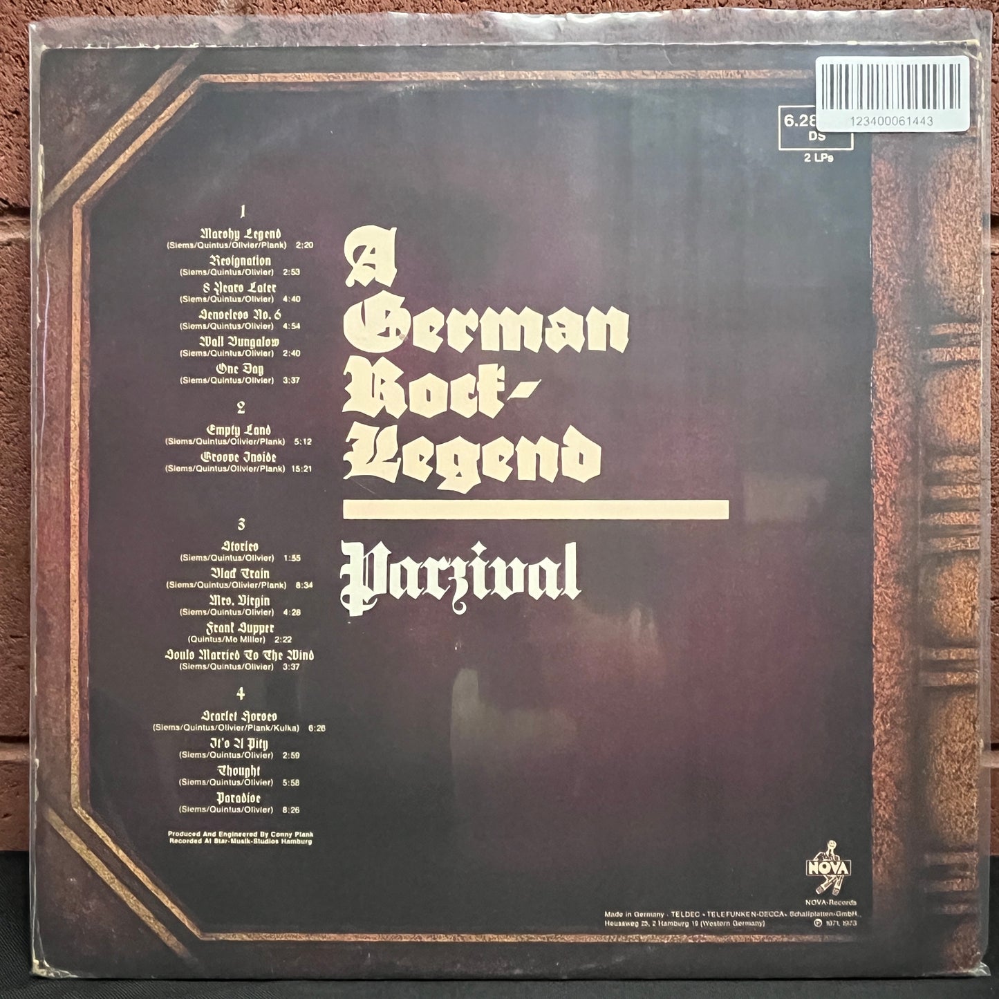 Used Vinyl: Parzival "A German Rock-Legend" 2xLP (1975 German Press)