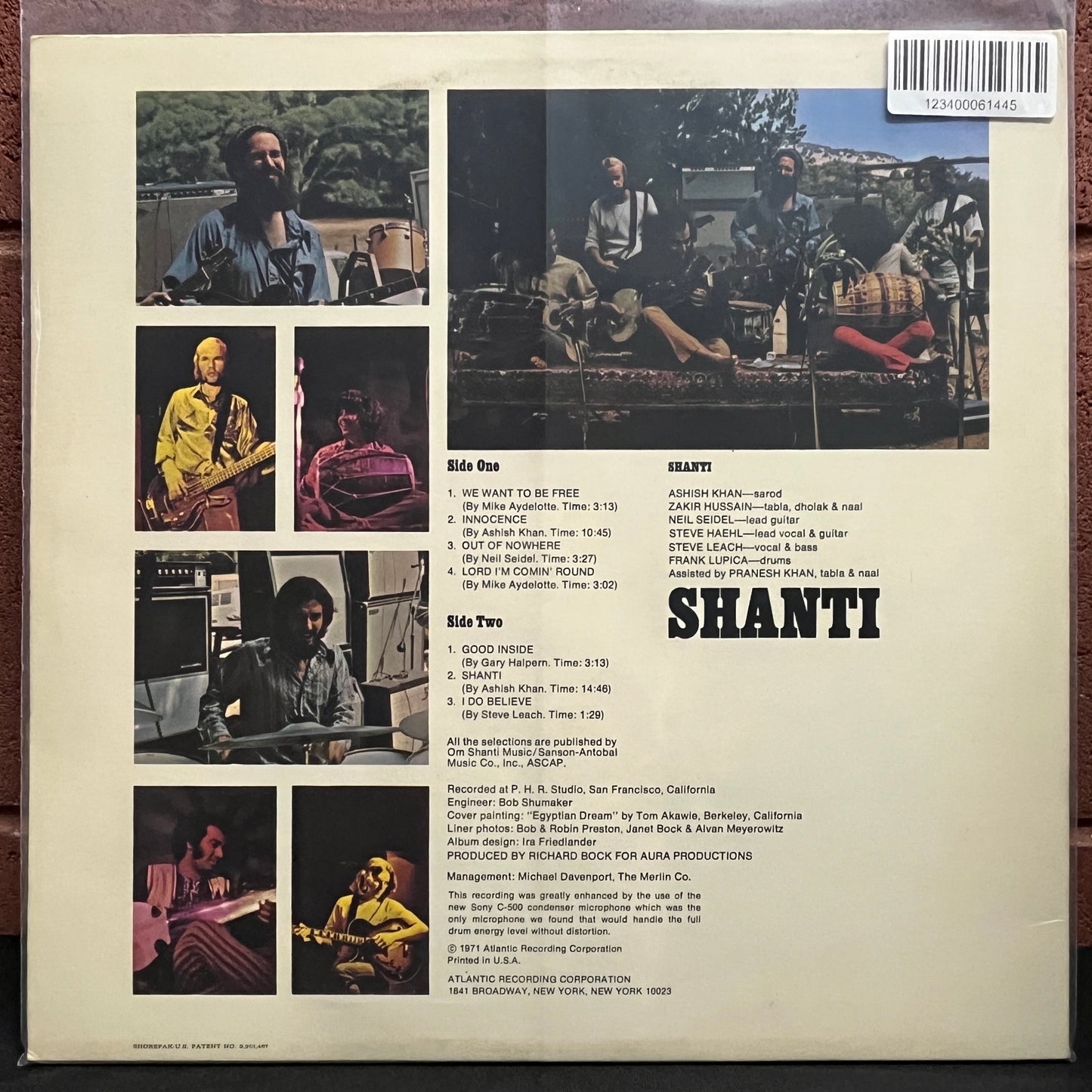 Used Vinyl: Shanti "S/T" LP (1971 Press)